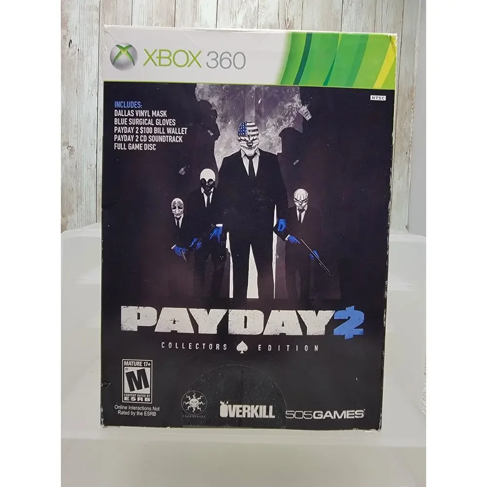 Xbox payday collector